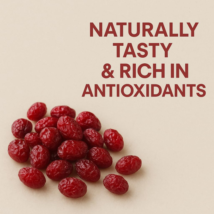 Cranberries Getrocknet 1kg - Saftig Ganze Beeren | GiDeli