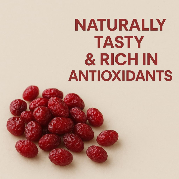 Cranberries Getrocknet 200g - Saftig Ganze Beeren | GiDeli