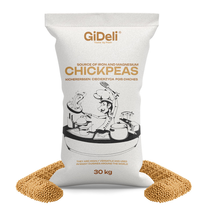 Kichererbsen Getrocknet 30kg - Ungeröstet Protein | GiDeli