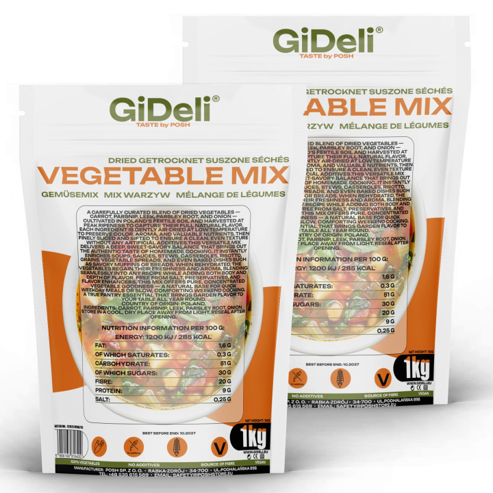 Suppengewürz 2kg - Gemüsebrühe Ohne Salz Getrocknet | GiDeli