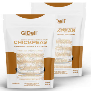 Kichererbsen Getrocknet 2kg - Ungeröstet Protein | GiDeli