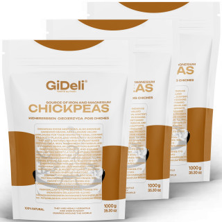 Kichererbsen Getrocknet 3kg - Ungeröstet Protein | GiDeli