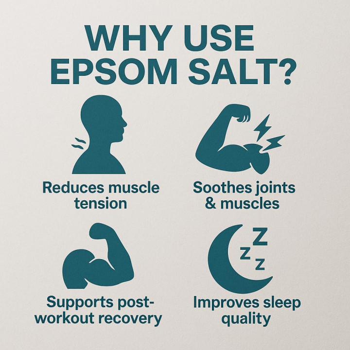 Epsom Salz 5kg - Bittersalz Magnesiumsulfat | GiDeli