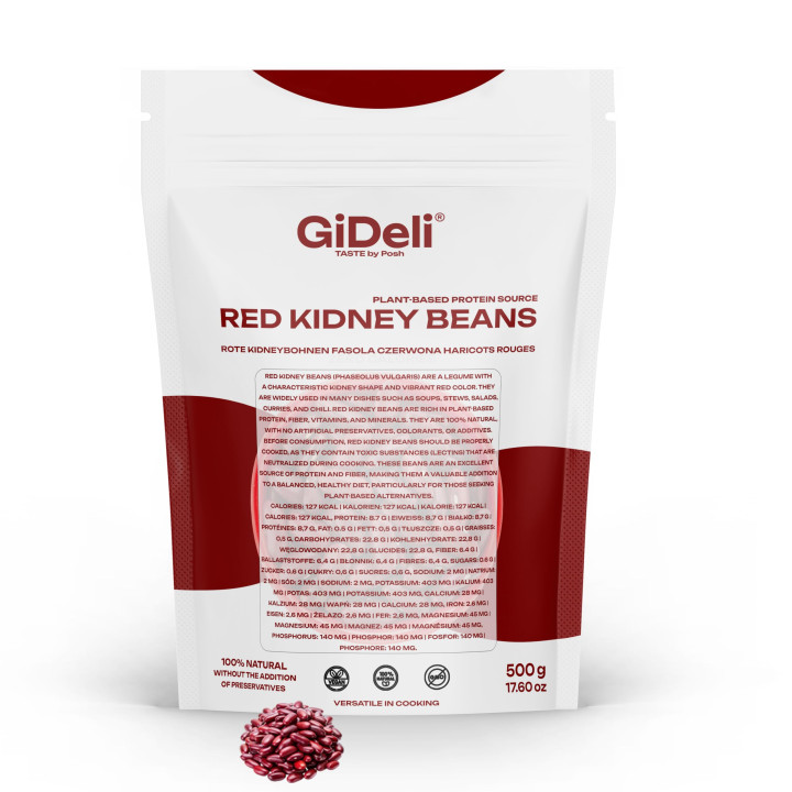 Kidneybohnen Rote Bohnen 500g - Getrocknet Vegan | GiDeli