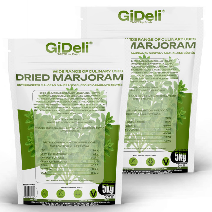 Majoran Gerebelt 10kg - Getrocknet Blätter intensiv | GiDeli