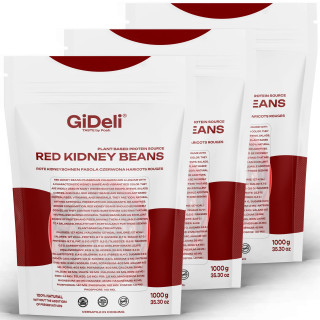 Kidneybohnen Rote Bohnen 3kg - Getrocknet Vegan | GiDeli