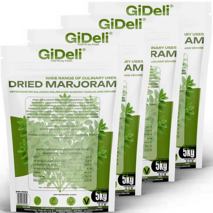 Majoran Gerebelt 20kg - Getrocknet Blätter intensiv | GiDeli