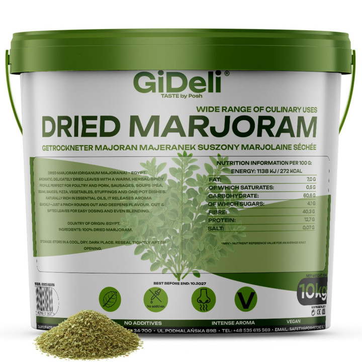 Majoran Gerebelt 10kg - Getrocknet Blätter intensiv | GiDeli