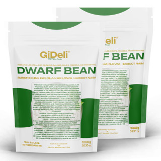 Weiße Buschbohnen 2kg - Weiße Bohnen Vegan Protein | GiDeli