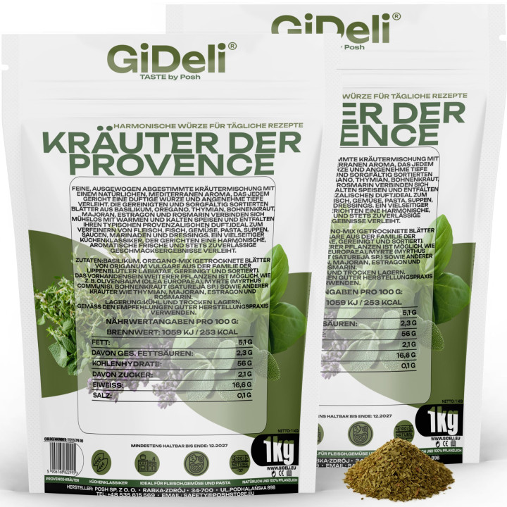 Kräuter der Provence 2kg - Mediterran Naturbelassen | GiDeli