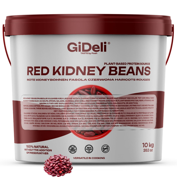 Kidneybohnen Rote Bohnen 10kg - Getrocknet Vegan | GiDeli