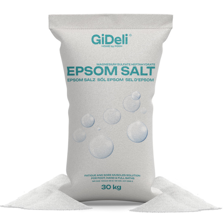 Epsom Salz 30kg - Bittersalz Magnesiumsulfat | GiDeli