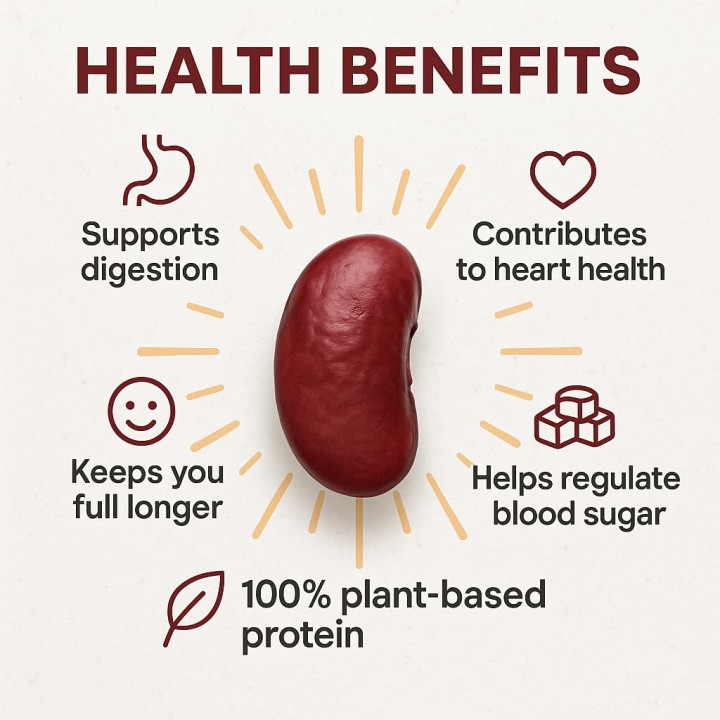 Kidneybohnen Rote Bohnen 500g - Getrocknet Vegan | GiDeli