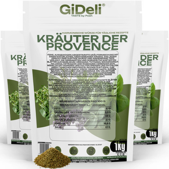 Kräuter der Provence 3kg - Mediterran Naturbelassen | GiDeli