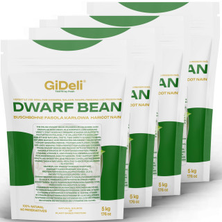 Weiße Buschbohnen 20kg - Weiße Bohnen Vegan Protein | GiDeli