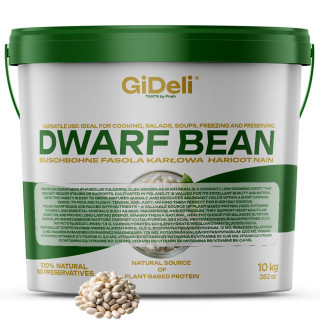 Weiße Buschbohnen 10kg - Weiße Bohnen Vegan Protein | GiDeli