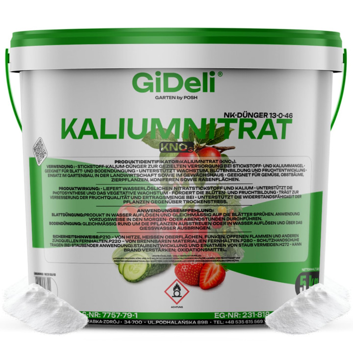 Kaliumnitrat 5kg - KNO3 Stickstoff Kalium N-K | GiDeli
