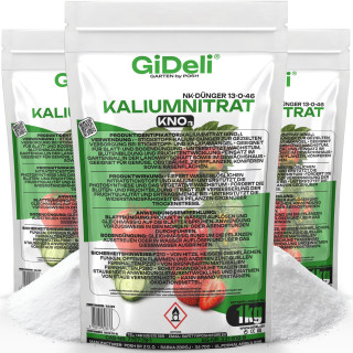 Kaliumnitrat 3kg - KNO3 Stickstoff Kalium N-K | GiDeli