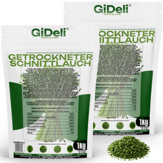 Schnittlauch 2kg - Getrocknet Küchenkräuter Suppen | GiDeli