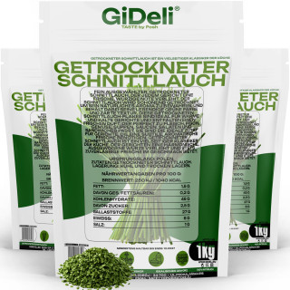Schnittlauch 3kg - Getrocknet Küchenkräuter Suppen | GiDeli