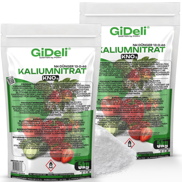 Kaliumnitrat 10kg - KNO3 Stickstoff Kalium N-K | GiDeli