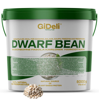 Weiße Buschbohnen 5kg - Weiße Bohnen Vegan Protein | GiDeli