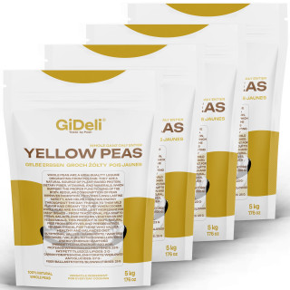 Gelbe Erbsen 20kg - Ganze Ungeschält Vegan Protein | GiDeli