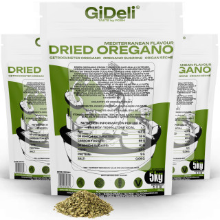 Oregano 15kg - Getrocknet Blätter Natur Vegan Pizza | GiDeli
