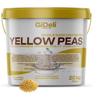 Gelbe Erbsen 20kg - Ganze Ungeschält Vegan Protein | GiDeli
