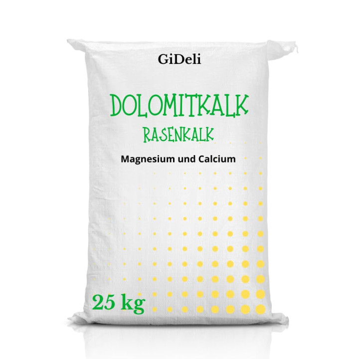 Dolomitkalk 25kg - Rasenkalk Moosentferner | GiDeli