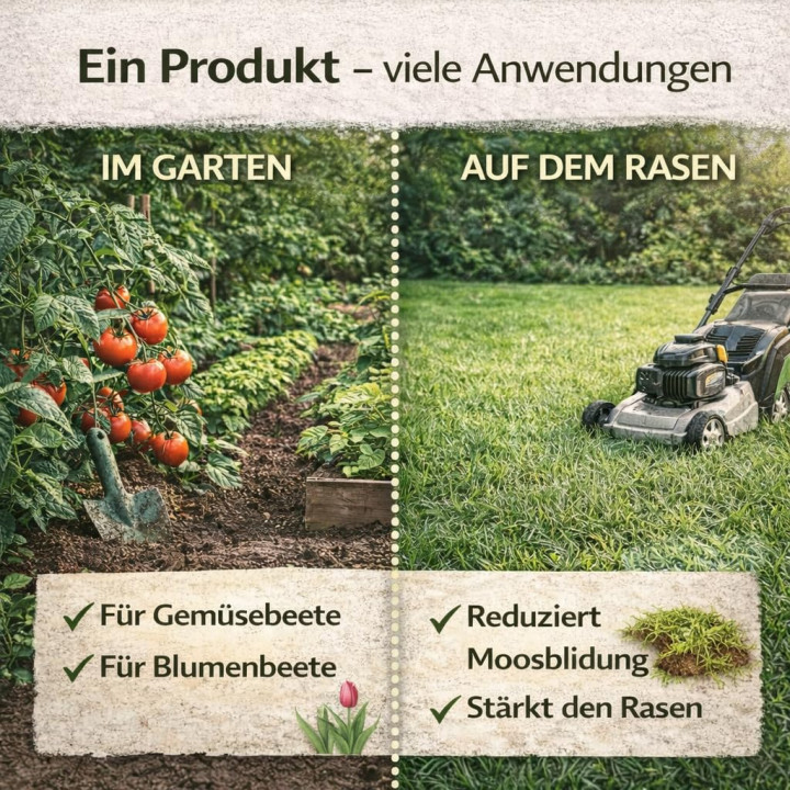 Dolomitkalk 1kg - Rasenkalk Moosentferner | GiDeli