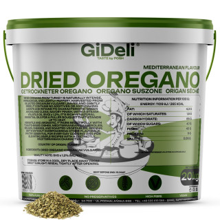 Oregano 20kg - Getrocknet Blätter Natur Vegan Pizza | GiDeli
