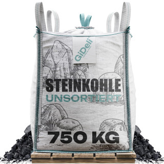 Steinkohle 750kg - Anthrazitkohle 5-50mm Hoher | GiDeli