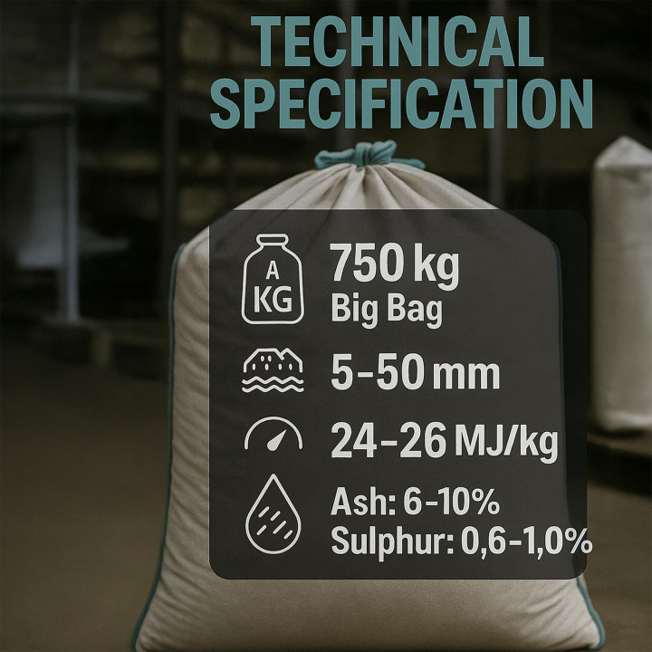Steinkohle 750kg - Anthrazitkohle 5-50mm Hoher | GiDeli