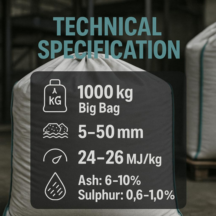 Steinkohle 1000kg - Anthrazitkohle 5-50mm Hoher | GiDeli