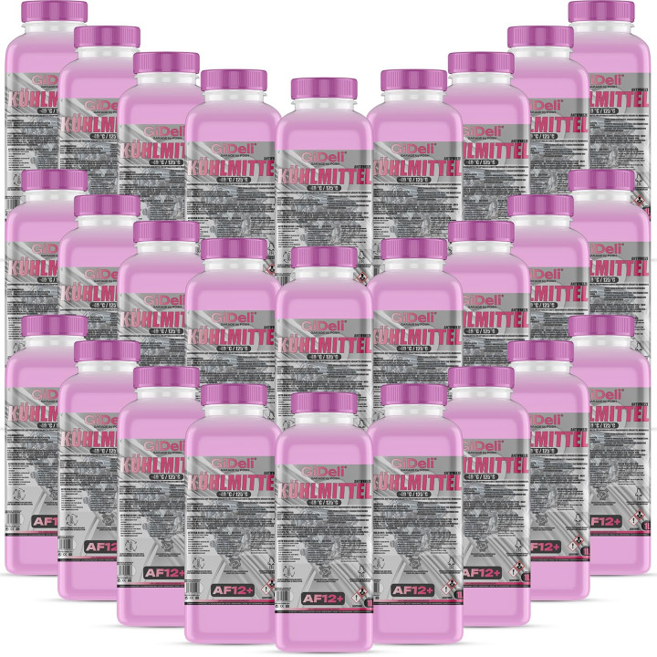 Kühlerfrostschutz Rot 27L - AF12+ Kühlmittel -40°C | GiDeli