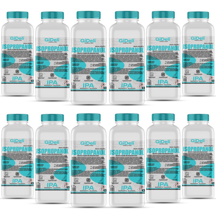 Isopropanol 12L 99,9% - IPA Reinigungsalkohol | GiDeli