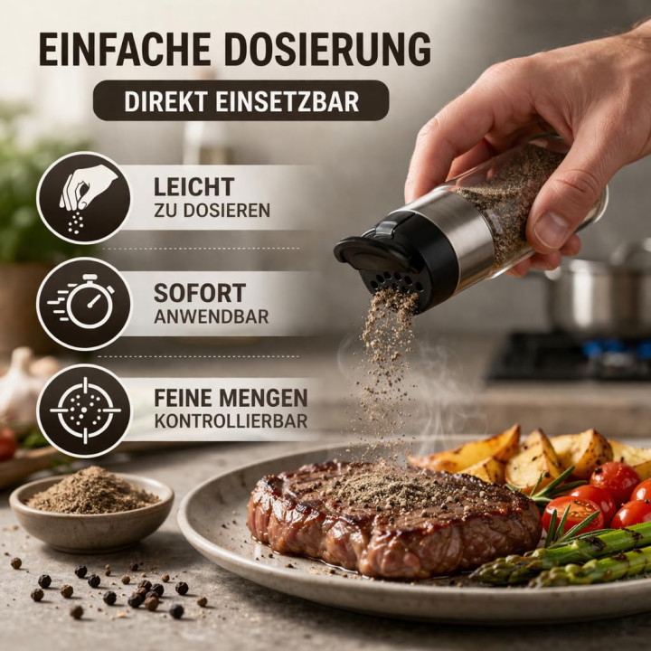 Schwarzer Pfeffer Gemahlen 10kg - Pulver Gewürz | GiDeli