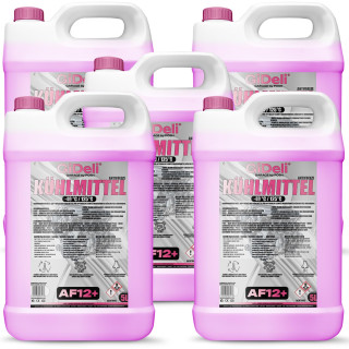 Kühlerfrostschutz Rot 25L - AF12+ Kühlmittel -40°C | GiDeli