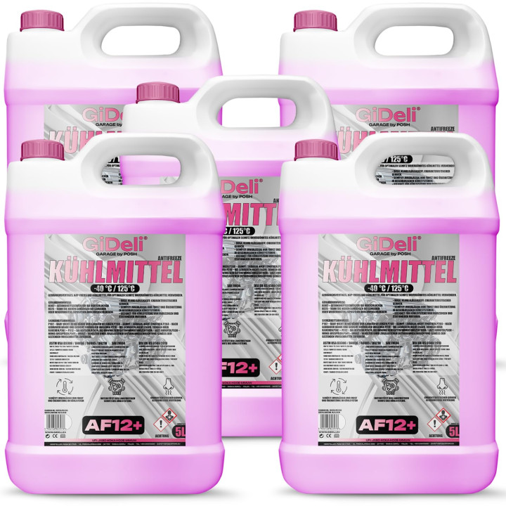Kühlerfrostschutz Rot 25L - AF12+ Kühlmittel -40°C | GiDeli