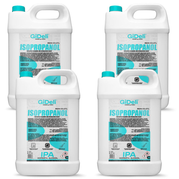 Isopropanol 20L 99,9% - IPA Reinigungsalkohol | GiDeli