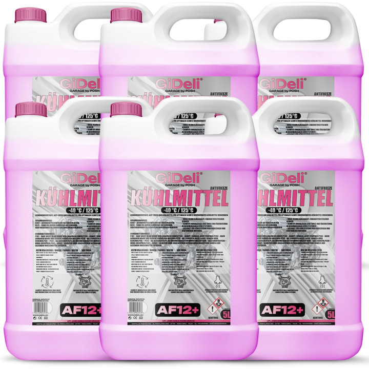 Kühlerfrostschutz Rot 30L - AF12+ Kühlmittel -40°C | GiDeli