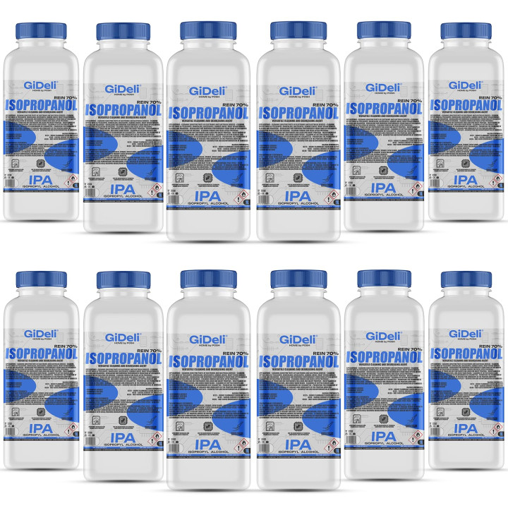 Isopropanol 12L 70% - Reiniger für Bildschirme | GiDeli