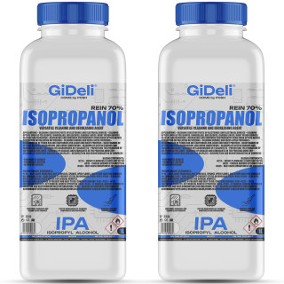 Isopropanol 2L 70% - Reiniger für Bildschirme | GiDeli
