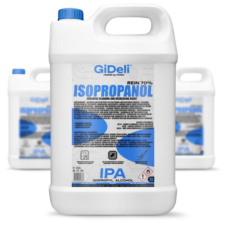 Isopropanol 15L 70% - Reiniger für Bildschirme | GiDeli