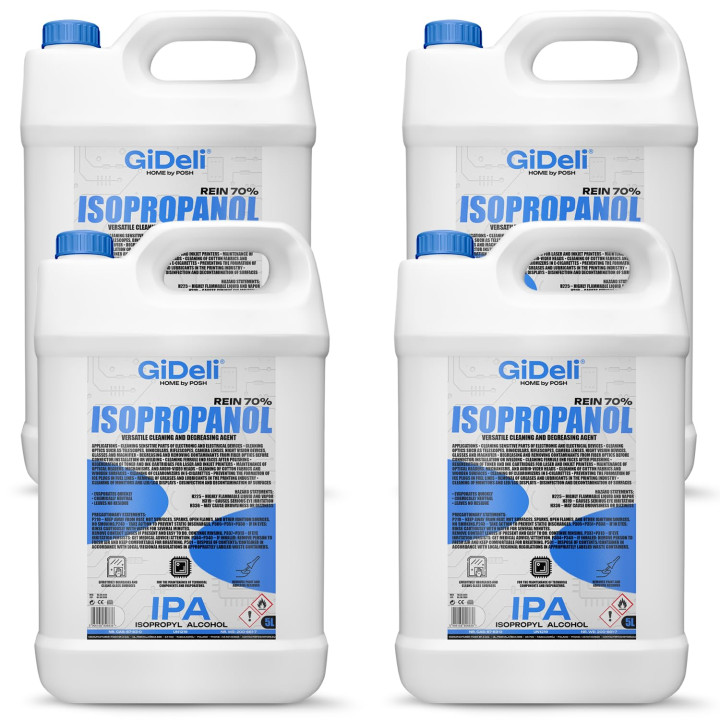 Isopropanol 20L 70% - Reiniger für Bildschirme | GiDeli
