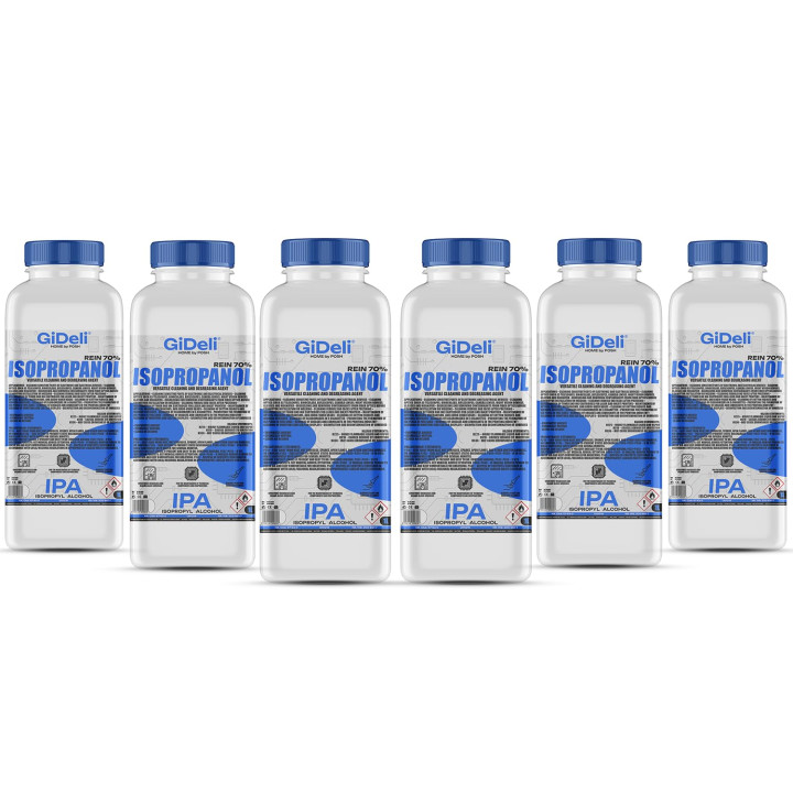 Isopropanol 6L 70% - Reiniger für Bildschirme | GiDeli
