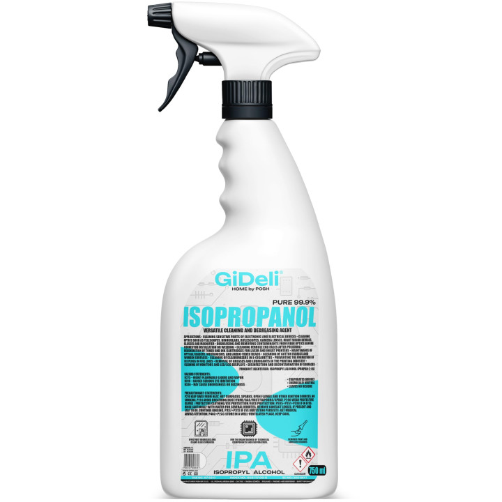 Isopropanol 750ml 99,9% - IPA Reiniger Spray | GiDeli