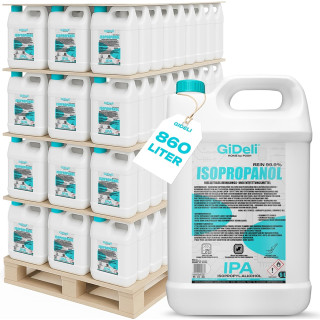 Isopropanol 172x 5L 99,9% - IPA Reinigungsalkohol | GiDeli