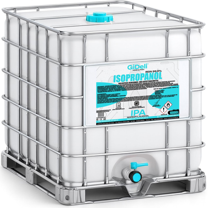 Isopropanol 1000L 99,9% - IPA Reinigungsalkohol | GiDeli